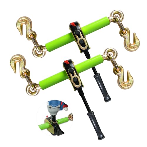 Image of Electric Ratchet Binders for 5 /16 inch- 3 /8 inch Chain (2-Pack), Load Binder Used with Impact Wrench, for Fast Cargo Tie-Down & Load Securement