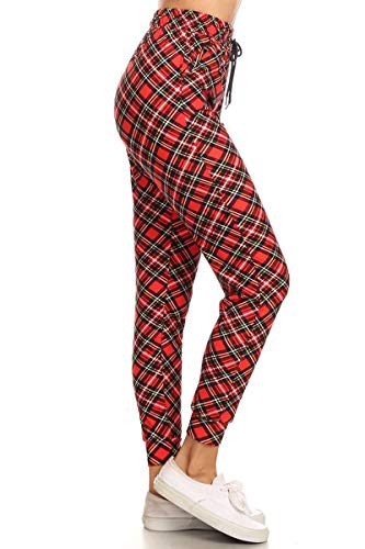 Image of Leggings Depot Premium Jogger Women's Popular Print High Waist Track Pants(S-XL)