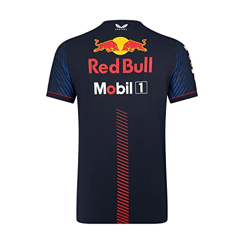 Red Bull Racing F1 Team Formula Camiseta Oficial de Fórmula 1 - Azul - XXL
