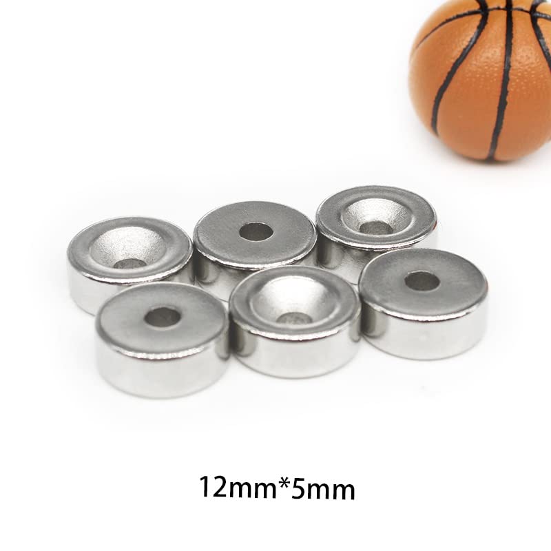 5/10/20/50/100PCS 12x5-4 Round 12 * 5 mm Hole 4 mm Permanent Neodymium Disc 12 * 5-4 Round Countersunk Magnets(5PCS)