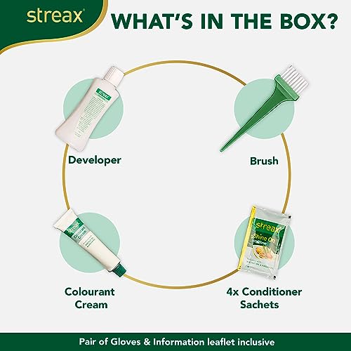 Streax Natural Black Hair Colour No.1, 50Ml