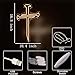 Three Nails Led Cross Neon Sign for Wall Decor,Nails Jesus Light Up Cross Neon Lights for Home Decoration Room Decor, Christian Religious Events Easter Gifts for Church Room Bedroom Believers