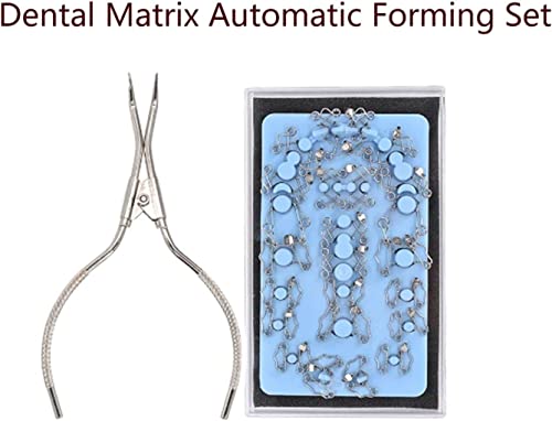 Dental Matrix Automatisches Matrizen-Set, komplettes Set, automatisches Forming-Set für Zahnersatz, Zahntherapie und Füllwerkzeug