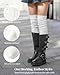 TOCONFFON Women Knit Long Over the Knee Socks,Slouch Top Fashion Thigh Boot Socks