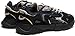 Lacoste Women's L003 Neo Two-Tone Textile Trainers, Black/Navy, 5