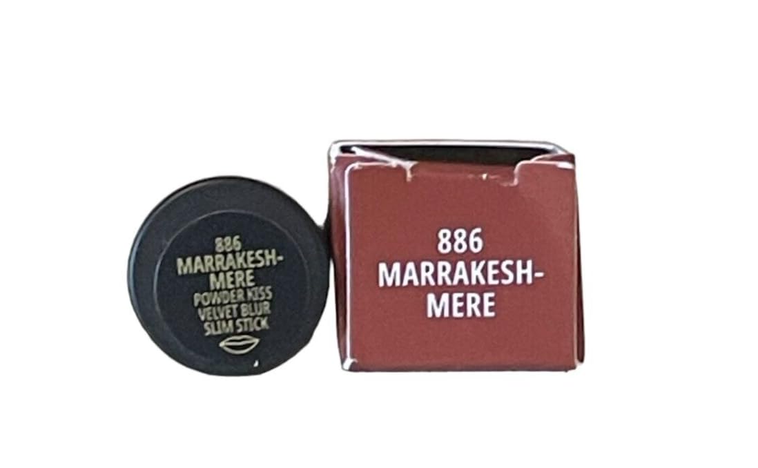 MAC Powder Kiss Velvet Blur Slim Lipstick 886 ~ Marrakesh-mere