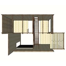 112 Miniature Panorama House, Wooden Dollhouse, Diy Kit