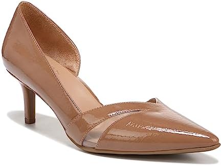 Naturalizer Womens Addie Pointed Toe High Heel Pump Cafe Brown Patent 8 M | Image 3