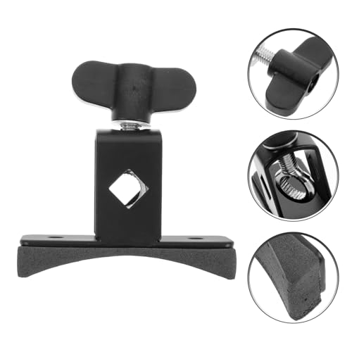 Totority Soporte de Montaje para Cowbell Clamp para Aros de Batería para Instrumentos de Percusión miniatura 5