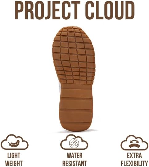 Project Cloud Sneakers for Women - Lightweight with Memory Foam Insole Womens Sneakers - Walking Shoes Women Footwear - Womens Shoes (Donna Lace Up) - Image 5