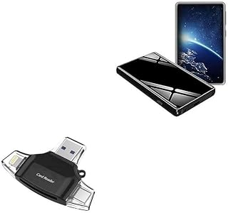 BoxWave Smart Gadget Compatible with PtevSoh MP3 Player (4GB) - AllReader SD Card Reader, microSD Card Reader SD Compact USB - Jet Black