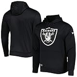 New Era Men's Black Las Vegas Raiders Combine Authentic Stadium Pullover Hoodie