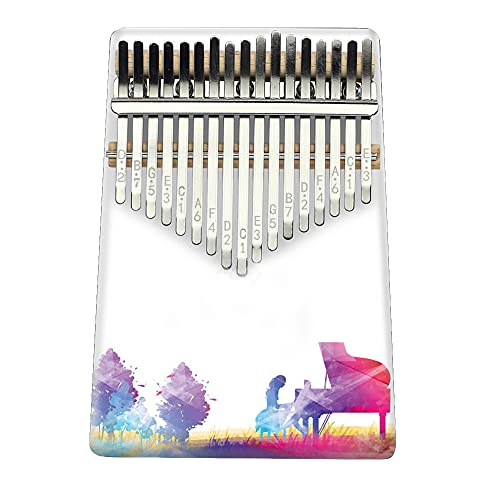 Hearda Kalimba 17 clés Instrument de Musique, Portable Pouce Piano Africain Marimba Style Rock 3D Kalimba Cadeau Kit… - Les Beatles, Paul McCartney, John Lennon, RIngo Starr, George Harrison Hearda Kalimba 17 clés Instrument de Musique, Portable Pouce Piano Africain Marimba Style Rock 3D Kalimba Cadeau Kit…