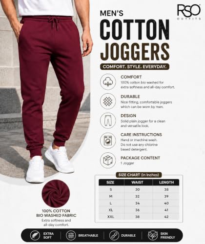 Image of RSO Outfits Men's Solid Joggers