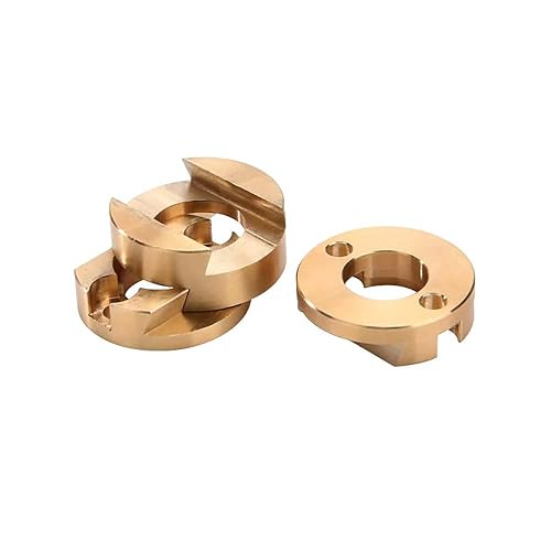 Miniatura 5 de Paquete de 2 acopladores Oldham compatibles con BLV y otras impresoras 3D eje Z T8 tornillo de plomo Hotbed (acoplamiento Oldham)