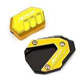 béquille latérale Pad Béquille De Moto, Plaque Support Latérale Colonne Auxiliaire pour Y&amaha XMAX300, XMAX125, XMAX250, Xmax 300, 125, 250, 2017, 2021, 2022