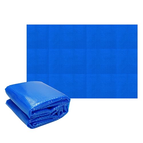 ECD Germany Bâche Solaire de Piscine Rectangulaire 600x400 cm Bleue, Couverture Thermique, Épaisseur de 120µm, Film à Bulles Découpable, Effet Chauffant...
