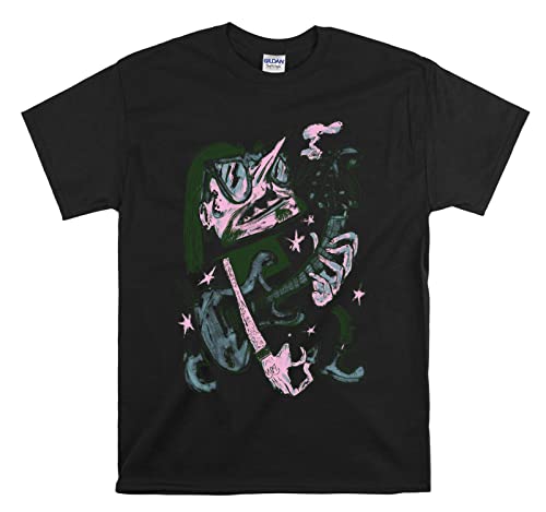 T-shirt guitare noir unisexe taille L pour passionnés de musique
