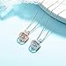 bishixiangenbaihuo Promise 100 Idiomas Collar De Plata De Ley 925 Collar De...