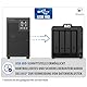 Atlantis A03-OP3002XLN UPS OnLine 75% leiser unterbrechungsfreier Server Doppelwandler Reine Sinuswelle 3000VA 2100W, Low Noise Gelid Lüfter 31,3 dbA, USB, 4 IEC, Steckplatz, 6x12V-9Ah
