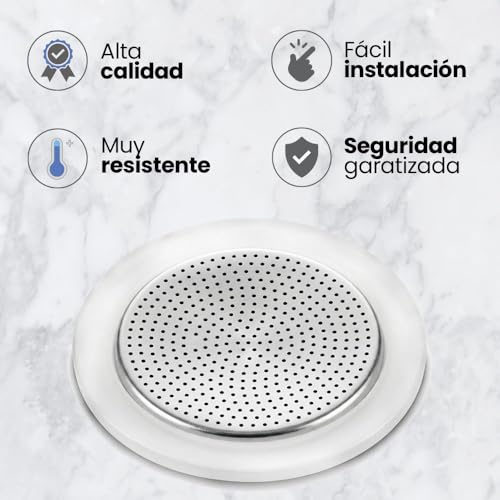 Miniatura 5 de Anakel Home Pack Repuesto Filtro Y Junta Para Cafetera Alicia 9 Tazas Pack Compatible Solo Con Modelos Emk9 Accesorios De Mantenimiento Para Cafetera