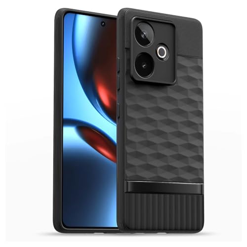 Image of Shockproof Case for Realme GT 7 5G / GT 7T 5G | Full Camera Protection | TPU Flexible Back Cover for Realme GT 7 5G / GT 7T 5G (Matte Black)