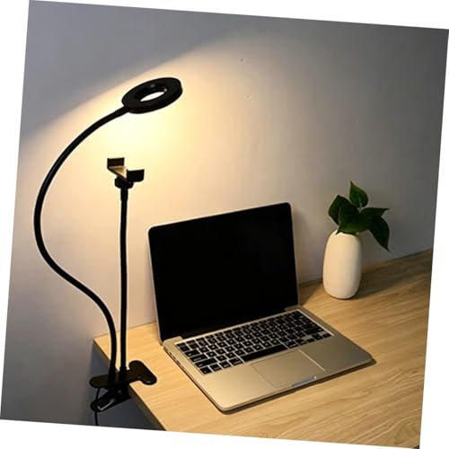 Lampe annulaire LED dimmable avec support smartphone pour de parfaits selfies