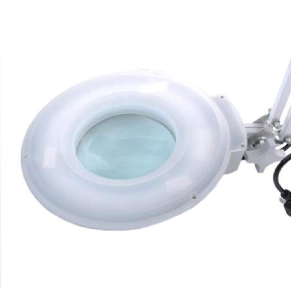 Lupa Manos Libres con Luces LED, Lupa de Escritorio 10x para joyeros, Ideal para Escritorio, Mesa y Caballete.