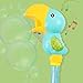 Produktbild Cartoon Explosion Modelle automatische Seifenblasen Stab Kamera Elektrohand Kamera mit Licht und Musik Seifenblasenmaschine (Color : Blue)