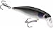 Dynamic Lures Trout Fishing Lure | Multiple BB Chamber Inside | (2) - Size 10 Treble Hooks | For Bass, Trout, Walleye, Carp | Count 1 | (Silver/Black, HD Trout 2.25 Inch)