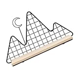 Porte-objets muraux décoratifs en fer forgé – finitions soignées, texture, style élégant, robuste et indéformable