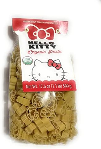 Organic Hello Kitty Artisanal Pasta - Kitty & Bow Shapes