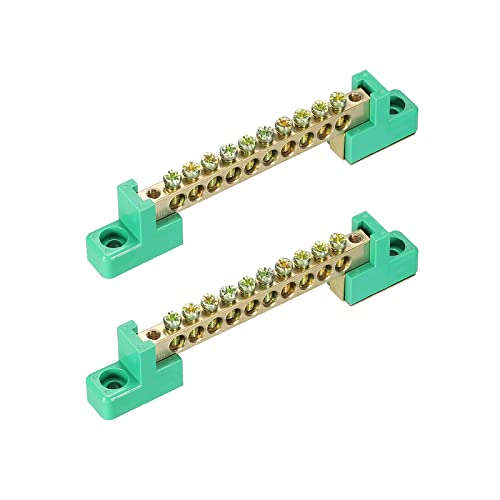 Bloque de tornillos para barra de tierra que elimina fallos eléctricos en cajas de distribución