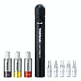 Set de llaves dinamométricas TOPEAK Torqbar DX Llave Dinamométrica Nano, Deportes y Aire Libre, Negro, Talla Única