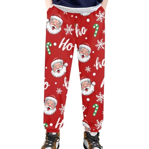 Sprowallow Boy's Pants Sweatpants with Pocket Long Sleeve Outfit Athletic Pants Leggings Lightweight Jogger Trousers