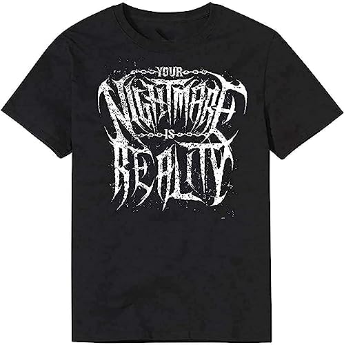Rhea Ripley YNightmare is Reality Black Mens T-Shirt Size M
