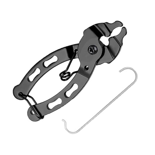 QitinDasen Mini Alicates de Eslabones de Cadena de Bicicleta, Herramienta de Extracción Rápida de Eslabones de Cadena de Bicicleta 2 en 1 Portátil, para Cadena de 6 a 12 Velocidades (A)