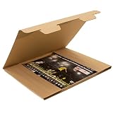  Kalenderverpackung 1-wellig, 630x430x10mm, A2, Qual. 1.2B, braun, Steckverschluss, 25 Stück