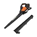 Worx 40V Leaf Blower Cordless, 3-in-1 Blower for Lawn Care with Vacuum and Mulcher, Easy Conversion Blow to Vac, Cordless Leaf Blower with Brushless Motor & 2-Speed Control WG583.9 – Tool Only