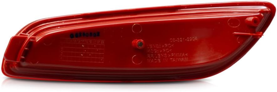 CarLights360 For Hyundai Santa Fe Rear Bumper Reflector 2010 2011 2012 Driver Side DOT Certified For HY1184107 | 92408-2B510