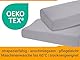 npluseins 2er Pack Kissenbezüge für Gesundheitskissen der Größe S - Spannbezüge 1450.2049, 30-35 x 45-50 cm, grau