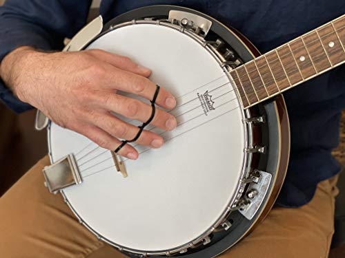 Resistance Training Bands For Guitar Bass Piano Finger Speed System - Premium Set of 3 Hand Strengthener Accessories