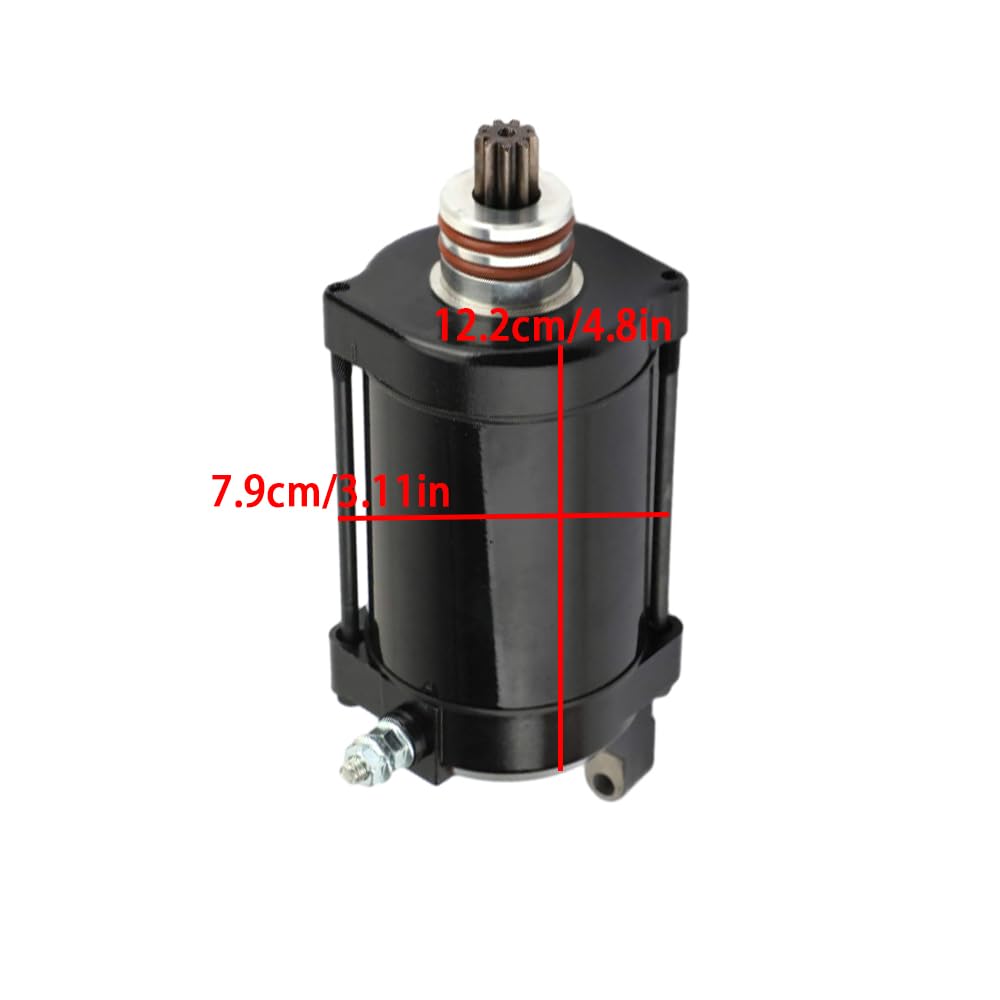 Riloer Démarreur électrique de rechange, démarreur électrique en métal pour moto, pièces de moteur de démarreur automatique compatibles avec la plupart des Can-Am et Sea-Doo, 420893830 420892426