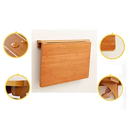 Table d'ordinateur pliante murale en bois 60cm de bureau - 5