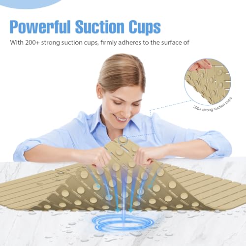 50% Off Non-Slip Shower Mat with 200+ Suction Cups - Image 2