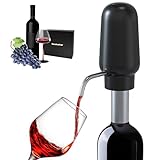 Hosslearlear Wine Dispenser Wine Aerator Electric Rechargeable with USB-C Port, Serving 30 Bottles More Per Charge, Enhancing the Flavor Instantly, 100% Food-Safe, Perfect Wine Gifts for Women and Men