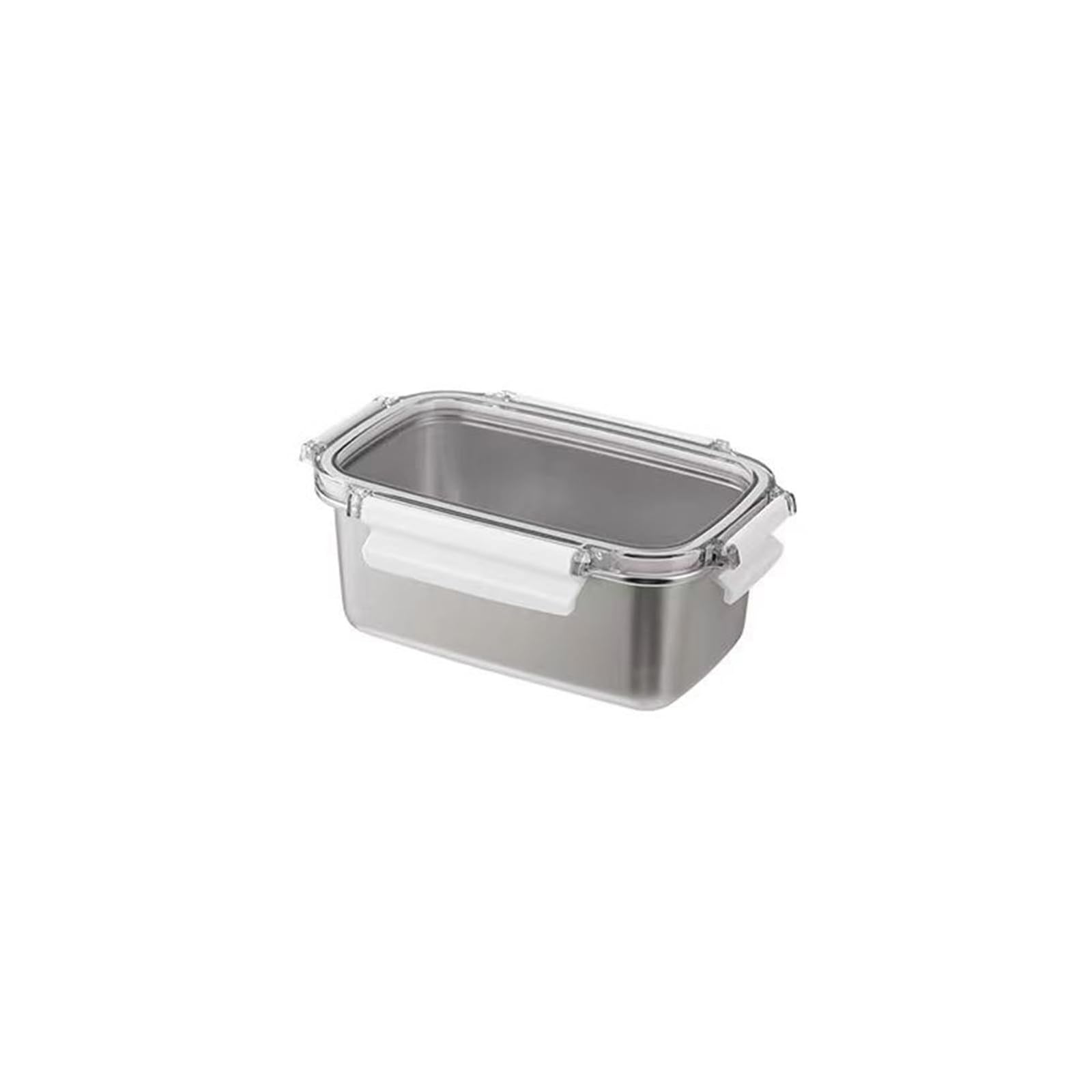 Kaeltsyn Stainless Steel Rectangular Container for Leftover Stackable Food Storage Bowl with Lid Multipurpose Lunch Holder Kitchen Storage Solution