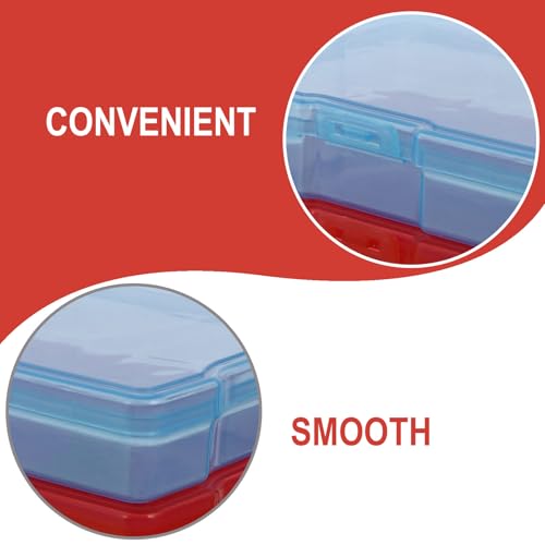 Boîte de rangement en plastique multicolore pour petits objets et cartes - 5