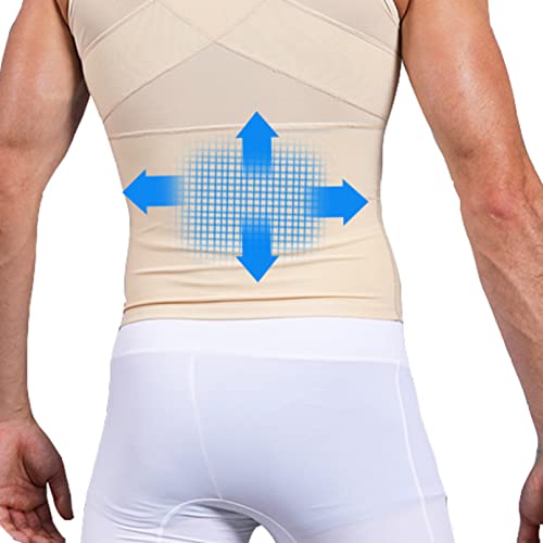 Camiseta de compresión hombre para control de vientre y soporte de abdomen 5