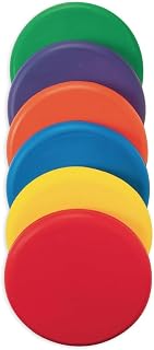 S&S Worldwide Spectrum Foam Discs Set of 6-8-1/4 inch Diameter